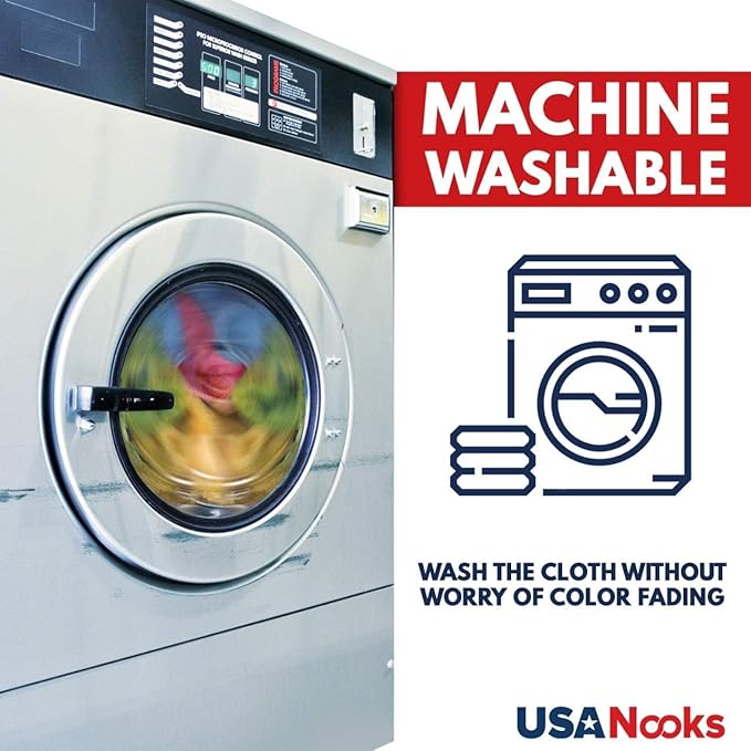 USANOOKS Microfiber Cleaning Cloth - White - 100Pcs (12.5x12.5 inch) High Performance - 1200 Washes, Ultra Absorbent Car Towel Traps Grime & Liquid for Streak-Free Mirror Shine - Car Washing Cloth