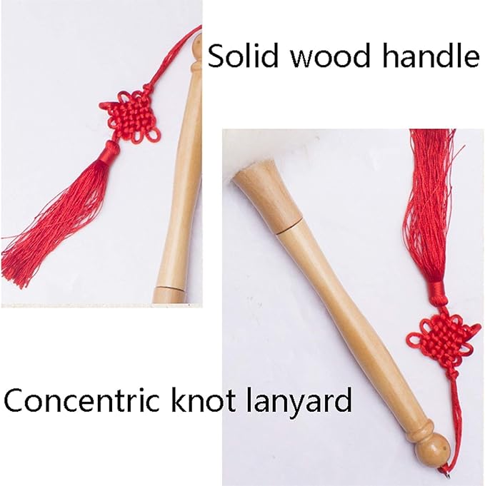 Household Lambswool Duster, Multifunction Wool Duster with Comfortable Handle, Lambswool Duster for Cleaning Keyboard and Furniture(A)