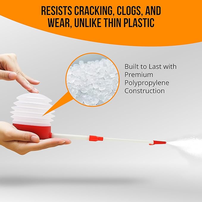 ASPECTEK Powder Duster Applicator for Garden and Home Use – Manual Bulb Dispenser for Fine Dust and Natural Powders