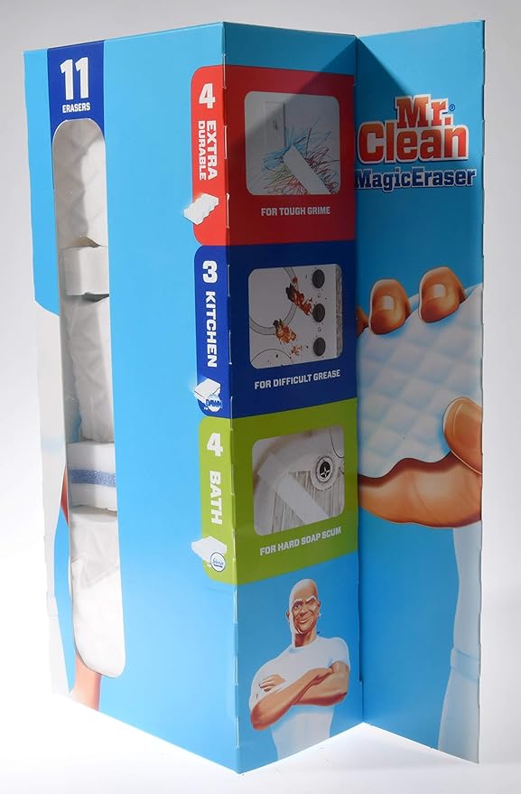 Mr. Clean Magic Eracer Extra Durable for Kitchen Bath Magic Eracer Netcount 11,, 11Count ()