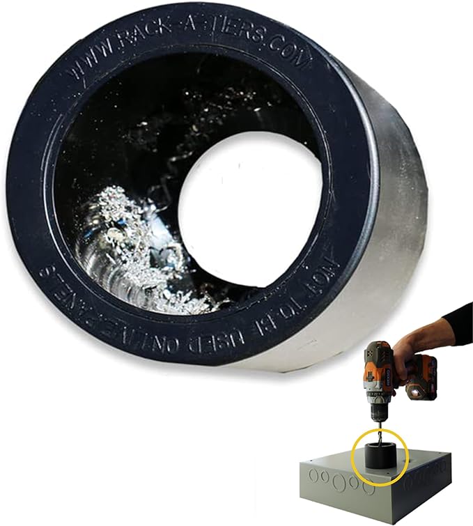 Rack-A-Tiers Chip Catcher - Magnetic Metal Drill Chip Collector, Metal Shavings Catcher, Metal Drill Shaving Catcher for Electrical Panels (84100)