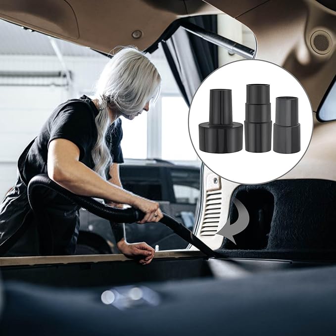 Vacuum Brushes 6PC, 1.26inch Horse Hair Vacuum Attachment, 5.9inch Vacuum Floor Brushes Vacuum Cleaner with 1-1/4 Inch to 1-3/8 inch Adapter, Vacuum Head Brushes Replacement for Household Cleaning