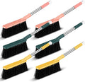 6 Pcs 17'' Hand Broom Brush Dust Brushes Soft Bristle Cleaning Brushes Handheld Soft Counter Brush for Bed Car Couch Desk Sofa Furniture Clothes Small Particles Hair Debris Quilt Remover