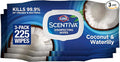 Clorox Scentiva Disinfecting Wipes, Coconut and Waterlily, 75 Count, Pack of 3 (Package May Vary)