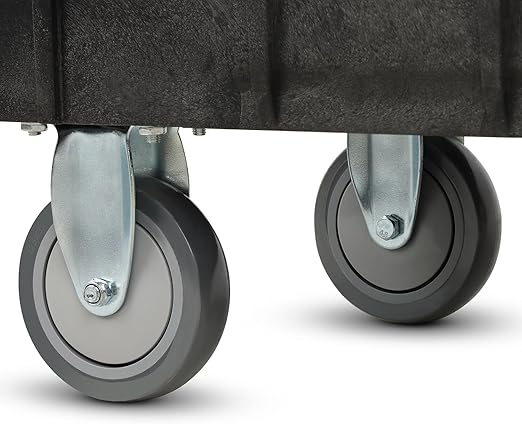 Simpli-Magic Rolling Utility Cart on Wheels, Heavy Duty Tool with Ergonomic Storage Handle and Deep Shelfs, Work Service for Garage, Warehouse, Workshop, 700-Pound Capacity 40 x 33 x 17-Inch