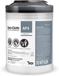 Sani-Cloth AF3, Surface Disinfecting Wipes, Fragrance Free, Alcohol-Free, Large Canister, 160 Wipes