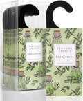 ROSE COTTAGE Large 12 Packs Eucalyptus Hanging Closet Deodorizer Air Freshener Long Lasting Scented Sachets Smell Goods for House