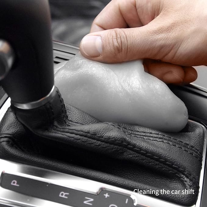 CLICK CLEAN 7oz Car & Keyboard Cleaning Gel x 2, Universal Dust Cleaning Gel for Electronics, Safe & Eco-Friendly, Reusable