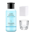 AIJIMEI Nail Brush Cleaner Gel Set Fast Cleaning Nail Brush Cleaner Easy To Use For Salons And Home Use Acrylic Nail Brush Cleaner Nail Art Brushes Cleaner, Paint Nail Brush Cleaner 1.96FL OZ