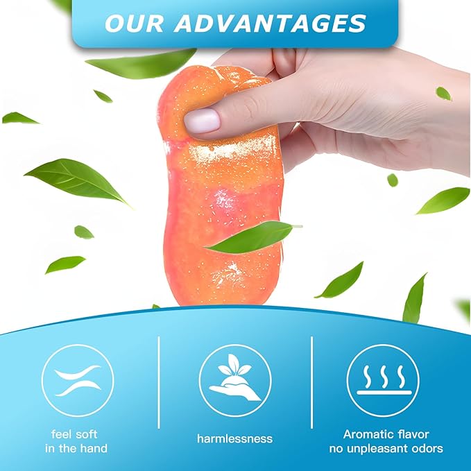 Car Cleaning Gel,Reusable Car Cleaning Putty for Interior Detailing, Car Cleaning Supplies, Auto Detailing Tools, Car Slime for Dust Removal, Car Accessories Interior, Car Cleaning Kit(Orange, 3.0 OZ)