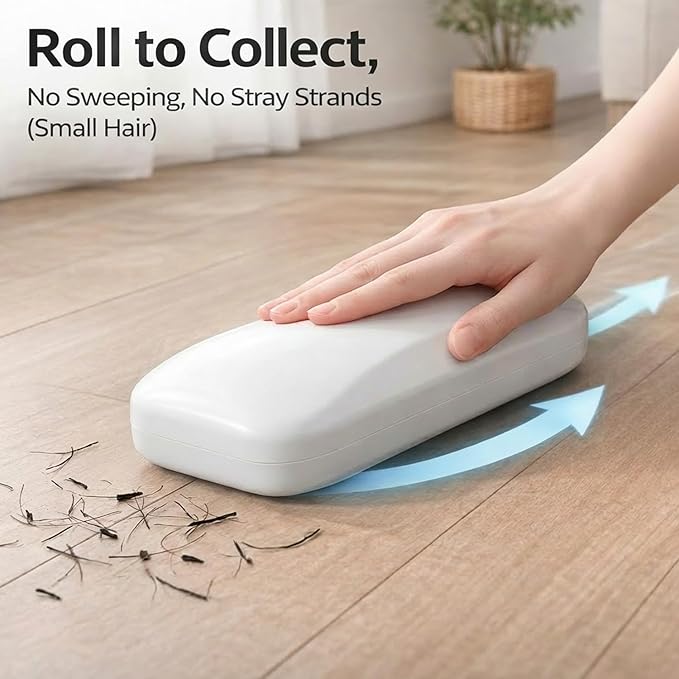 TARSHYRY Handheld Crumb Sweeper, Reusable Crumb Remover, Portable Carpet Debris Brush, Soft Debris Collector, Brush Sweeps Crumbs on Tablecloth Efficient Cleaning Tool