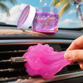 ASFSKY Car Cleaning Gel (Purple,Grape) Dust Cleaning Putty Universal Car Interior Cleaner Keyboard Dust Remover Car Slime Gifts for Men Women Girl（1 Pack）