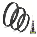 Replacement Belt Set for Bissell ProHeat 2X Revolution Pet Pro Carpet Cleaner 1986, 1964, 2007, 2007P Series, Replace Parts 1611129, 1611130 and 1606428
