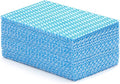 SUZZYVINE Handi Wipes Reusable Cloths Disposable Cleaning Cloth Reusable Paper Towels for Kitchen, Multi-use Dish Cloths Dish Towels, Disposable Cleaning Rags,11.81"×19.69" 50 Count, Blue