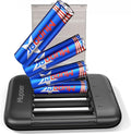 Rechargeable AA Batteries with Box,3600mWh Lithium Batteries AA 1.5V 4 Count,Double A Battery Rechargeable,Long Lasting Lithium ion with Ultra Thin Charging Storage Box for Blink Xbox