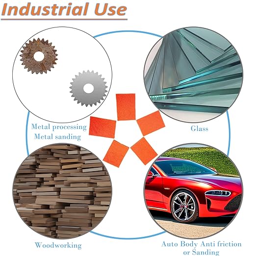 10 Pack 6 x 9 Inch 1500 Grit General Purpose Scuff Pads for Scuffing, Scouring, Sanding, Paint Primer Prep Adhesion Scratch - Surface Preparation Automotive Car Auto Body Woodworking (Orange)