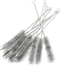 Utoolmart Steel Wire Cleaning Brush, Spiral Power Tube Brush, Steel Wire Tube Brush Cleaning Tool, Tube Bottle Brush, 0.8-inch Diameter 12-inch Length, 10pcs
