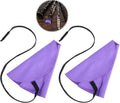 2 PCS Clarinet Swab Cloth Cleaner, Effectively Clean Dirt, Clarinet Cleaning Product, Lint-Free, Super Soft, Cleaning Cloth Swab for Inside Tube Suitable Piccolo Flute Sax Saxophone（Purple）