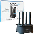 Brisa Rack: Powered Drying for reusables bottles, bags, and containers - Heated Air Drying Technology - Home Essential Drying Rack Kitchen Tool - Gray