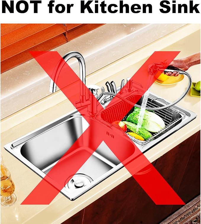 2.215" Top Diameter, 1.0" Basket Small Bathroom Sink Strainer, Little Drain Mesh, Utility, Slop, Laundry, RV and Lavatory Sink Drain Strainer Hair Catcher. Stainless Steel.