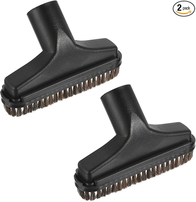 PATIKIL Vacuum Cleaner Hose Brush Attachment, 2 Pack 32mm 1-1/4 Inch Rectangle Vacuum Cleaner Hose Brush Replacement for Floor Carpet