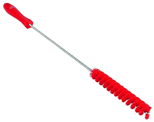Vikan 53764 Tube Brush,.8",PP/PBT,Red