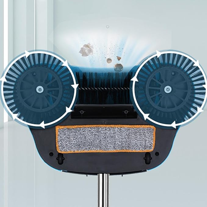 Hand Push Floor Sweeperr - Carpet Sweeperr Cleaner, Non Electric Vacuum Broom,Adjustable Handle Sweeperr, Floor Cleaning Tools, Manual Push Sweeperr, Indoor and Outdoor Sweeping Brush for Home