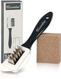 MAXIMILIAN Shoe Cleaner Kit. Brush with Extra 2 Erasers for Shoes & Boots. Horse Hair Shoe Brushes for Polishing, Cleaning & Buffing Leather Shoes - Boot Brush with Soft Bristles