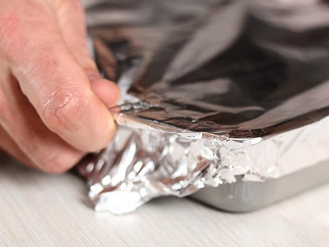 Aluminum Foil Sheets Set of 2 - Thick Aluminum Foil 12 Inch, 200 Sq Ft Roll for Baking & Grilling - Durable Foil Wraps for Food Storage, and Cooking - Ideal for High & Low Temperatures
