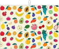 Fruit Theme Kitchen Dish Drying Mat for Counter, Dish Draining Mat Microfiber Absorbent Reusable Washable Extra Large 18"x24" (fruit, 18"x24")