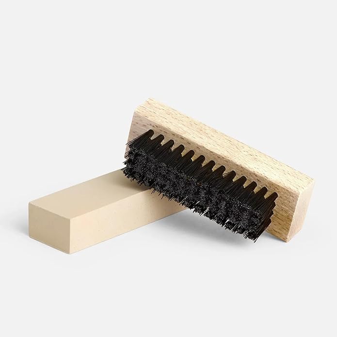 Red Wing Shoes Roughout/Suede Cleaner Kit, Cleaner Bar and Nylon Bristle Brush