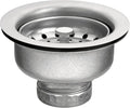 Moen 22037 3-1/2 Inch Drop-In Basket Strainer with Drain Assembly, Satin
