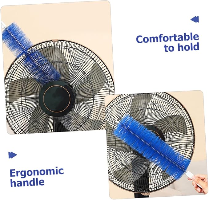 4pcs Fan Cleaning Brush Bendable Multi Purpose Crevice Brush for Air Conditioner Electric Fan Home Duster