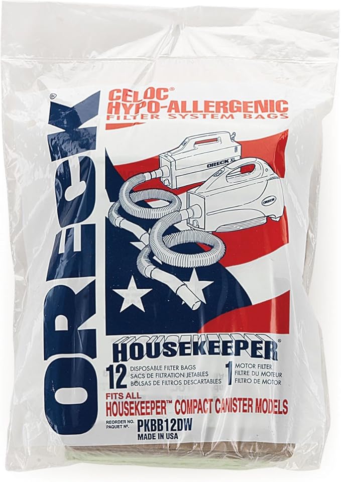 Dirt Devil Microfresh Vacuum Cleaner Bags, Pack of 3, White, Type F, Part # 3300480001, Dirt Devil Vacuum Bags Refill
