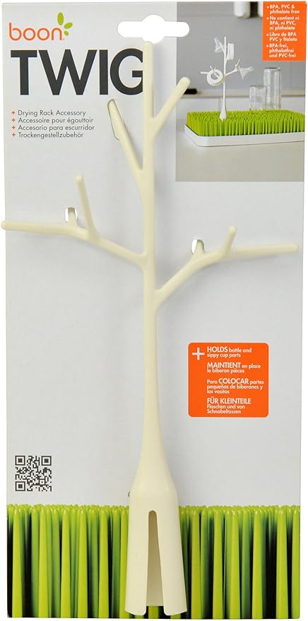 Boon Twig Grass and Lawn Drying Rack Accessory, White (Pack of 2)