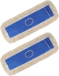 Commercial Microfiber Dust Mop Pad: 24 in Medium Commercial Replacement Mop Head, Reusable Sweeper and Janitorial Replacement for Industrial Floor Dust mop Series