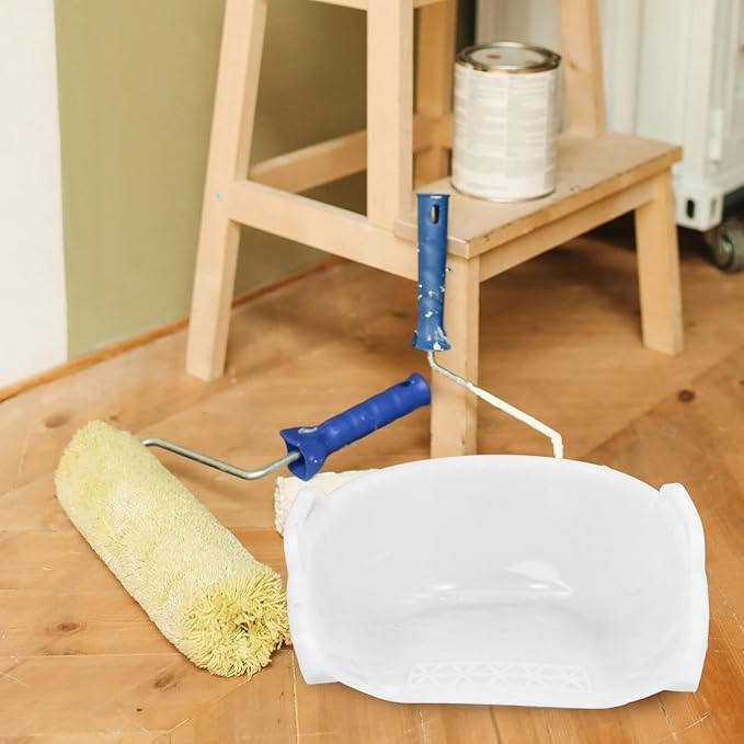 Toyvian Handheld Dustpan with Handle Multi-use Plastic Desktop Cleaning Tool Small Trash Scooper for Kitchen Home Office Use
