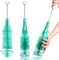 Bottle Brush, Ideal for Cleaning Narrow Neck Swing Top Glass Bottles, Wine Bottles, Beer Bottles, Soda Bottles, Spray Bottles, Kombucha Bottles