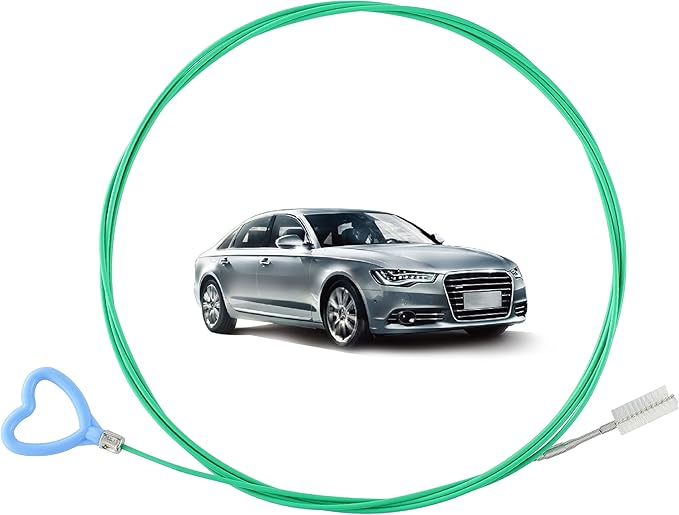118 Inch Sunroof Drain Cleaning Tool, OLULU Sunroof Drain Cleaner, AC Drain Line Cleaner Snake for Auto Sunroof Tube Windshield Wiper Hole