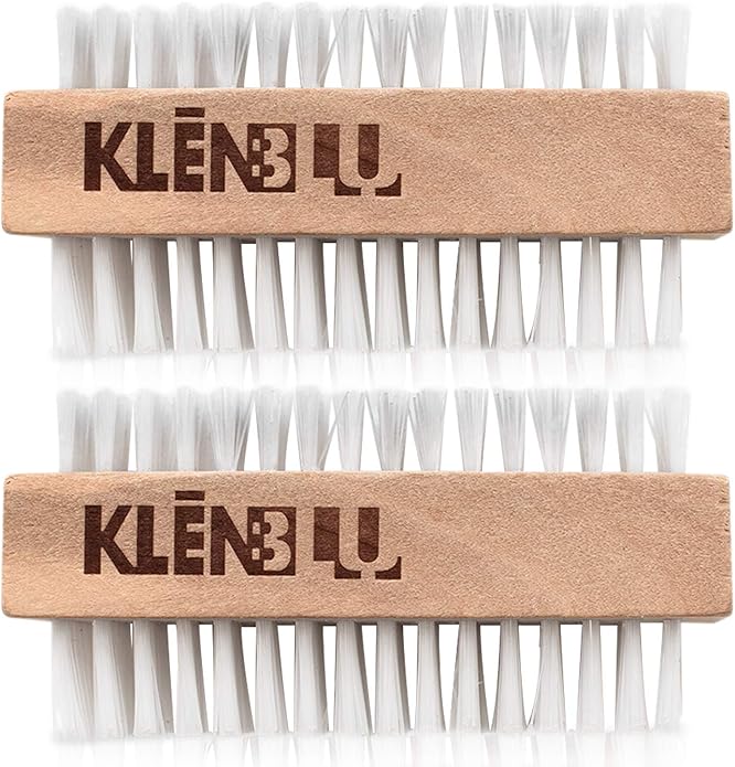 Sneaker Cleaner Brush/Cleaning Brush Premium Double Sided Wooden Shoe Care Brush Made with Nylon