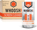 WHOOSH! Screen Shine Pocket 0.3 fl oz [Set of 18] Powerful Computer Screen Cleaner for Car, Laptop, Phone & Eyeglasses – Streak-Free Spray and Wipe, Sleek Leak-Free Bottle with Microfiber Cloth