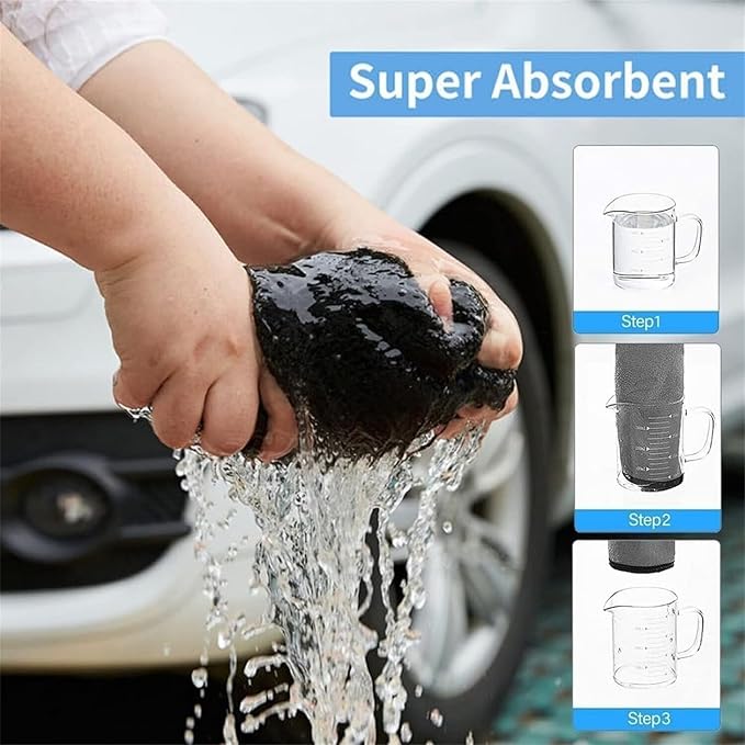 Shiny Microfiber Wipes Bath Shower Cleaning Cloths, 23.62 X 15.75 Inches, Super Absorbent Microfiber Bath Drying Towels, for Bathroom, Car and Home Toilet (1pcs)