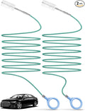 2-Packs Auto Sunroof Drain Cleaning Tool,78 Inch Flexible Drain Brush Pipe Cleaners for Car,Tube Cleaning Brush Slim Drain Dredging Tool Perfect for Car Sunroof,Windshield Wiper Drain Hole