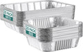 40 Pack Disposable Aluminum Pans Combo Set - 20 Large 9x13 Aluminum Foil Pans Half Size & 20 Small 8x8 Tin Foil Baking Pans, Tin Trays Containers for Meal Prep, Food Cooking, Roasting, Heating