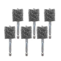 WICKED Professional ID Copper Tube Pipe Cleaner Replacement Brushes (1” (6-Pack))