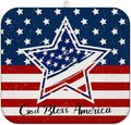 4th of July Dish Drying Mat for Kitchen Counter,Independence Day Stars Memorial Fallen Soldiers Microfiber Drying Mat, Washable Absorbent Patriot Kitchen Countertop Dish Mat Draining Mat 16×18 Inch