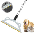 Carpet Rake for Pet Hair Removal, 49” Adjustable Long Handle Pet Hair Removal Tool, Carpet Rake Fur Scraper,Reusable Dog Cat Hair Remover,Broom for Rugs,Mats,Pet Beds,Couch,Furniture