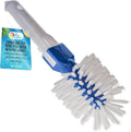 U.S. Pool Supply Pool Brush Head for Inground Pools - Corner and Step Pool Scrubber Brush, Hot Tub, Spa - Cleaning Scrub Bristles, Clean, Remove Debris - Above Ground Swimming, Connect 1.25" Poles