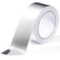 Aluminum Foil Heat Shield Tape, Silver Self-Adhesive Reflective Heat Resistant Thermal Foil Tape, Fiberglass Heat Shielding Cool Tapes for Hose and Auto Use