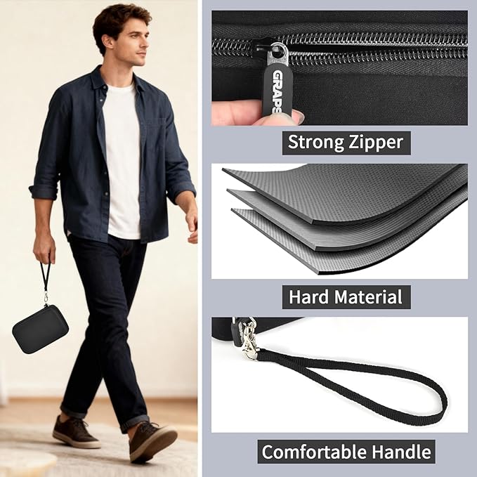 Power Bank Case Compatible with Anker Prime 26,250 Power Banks, Customized Storage Organizer for 26K,300W Power Bank and 100W Charging Base, Cable for Business Travel & Outdoor Use (Box Only)